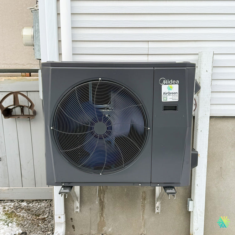 Installation d’une thermopompe centrale MIDEA EVOX G3 2.5 tonnes à Vaudreuil-Dorion