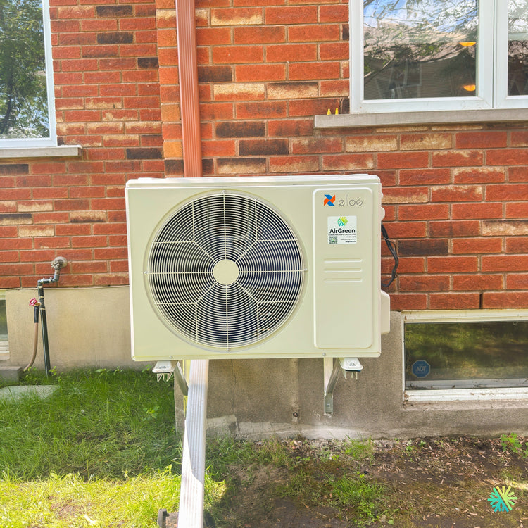 Installation d’une thermopompe murale ELIOS EMC à Ormstown
