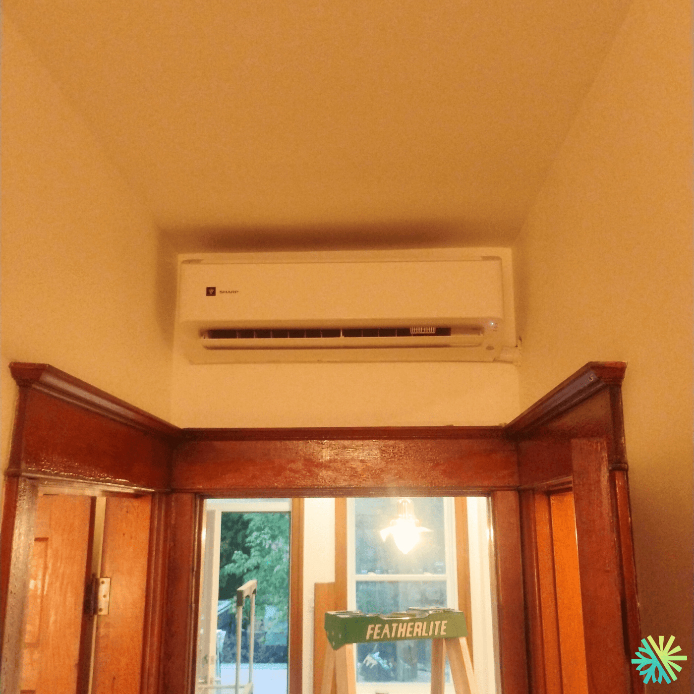 Installation d’une thermopompe murale Sharp à Rosemont–La Petite-Patrie (Montréal)