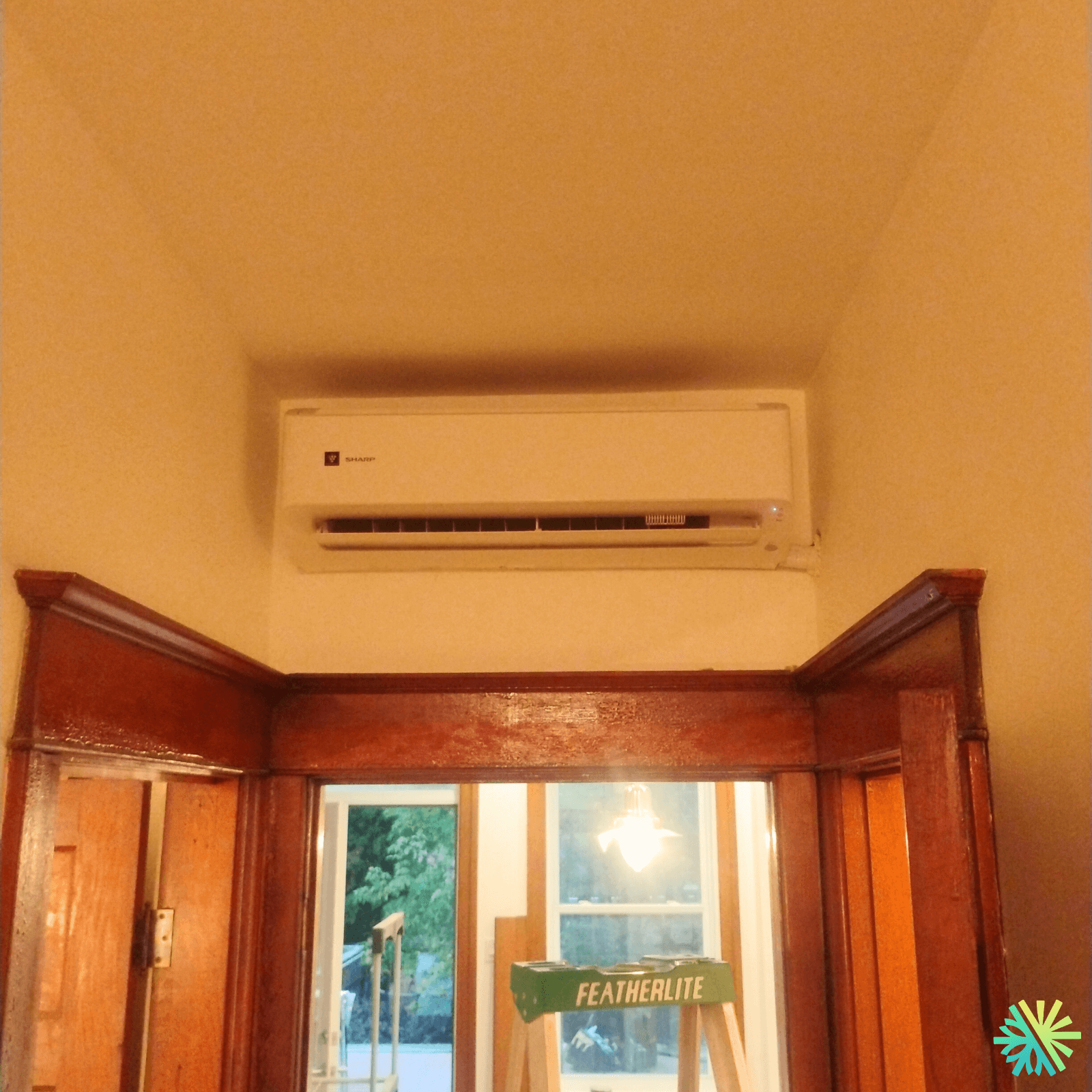 Installation d’une thermopompe murale Sharp à Rosemont–La Petite-Patrie (Montréal)