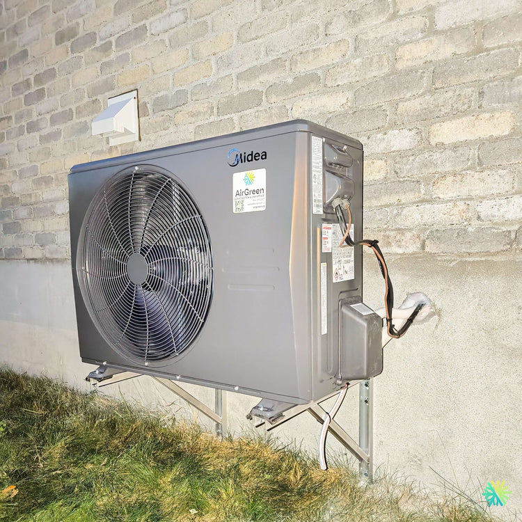 Installation d’une thermopompe centrale MIDEA EVOX G3 2 tonnes à Senneville