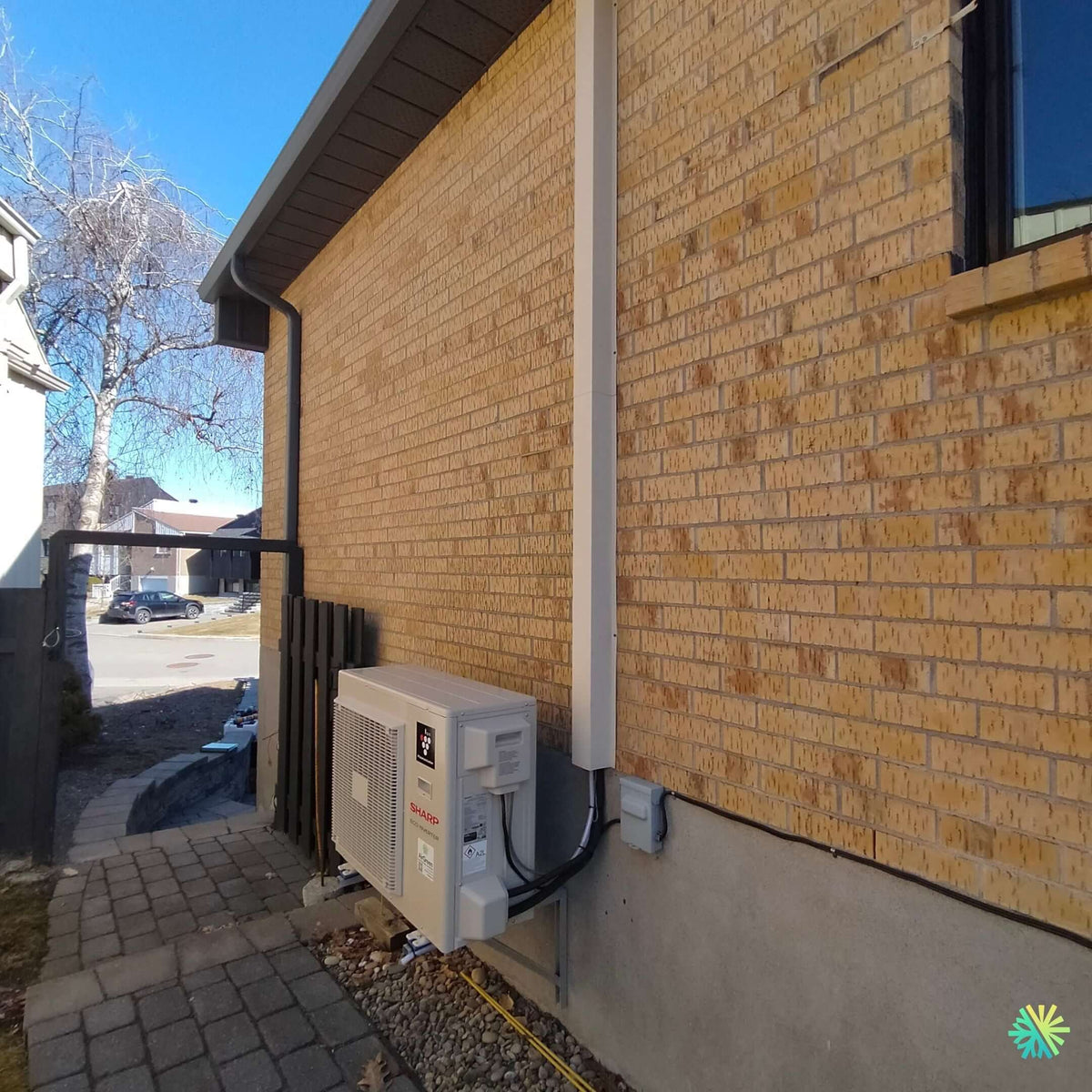 Installation d’une Sharp Eco Inverter thermopompe murale à Chomedey