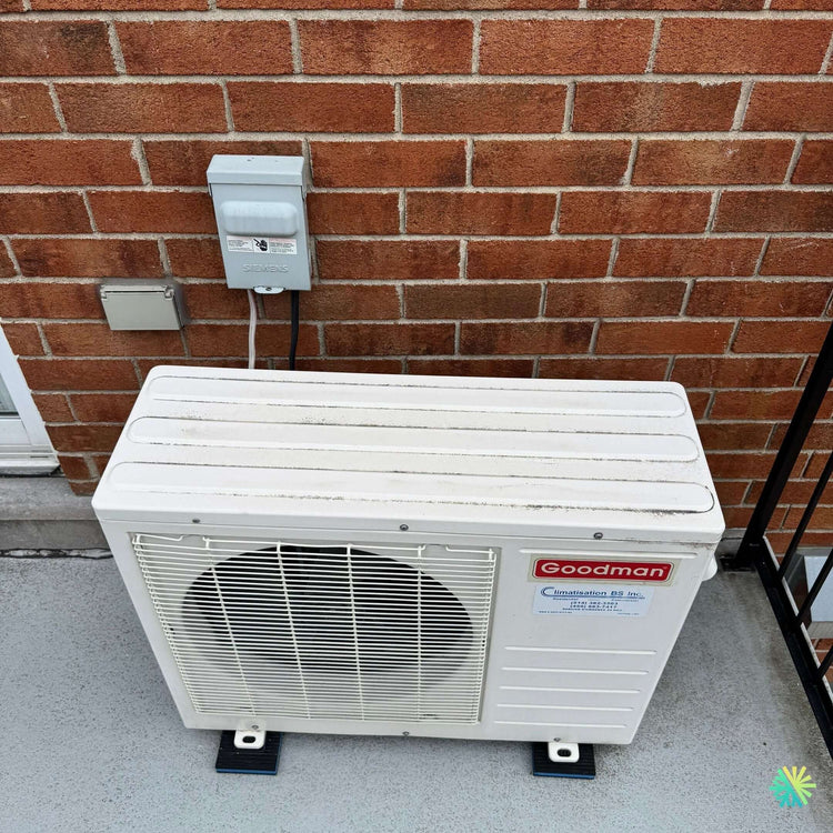 Réparation d’un climatiseur mural Goodman à Chomedey
