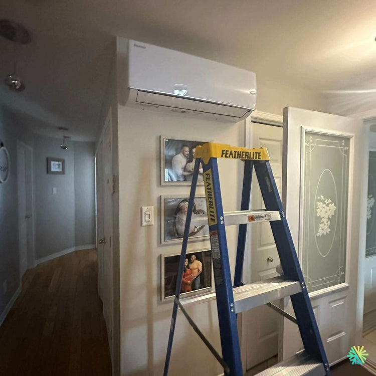 Installation d’une Midea thermopompe murale à Chomedey