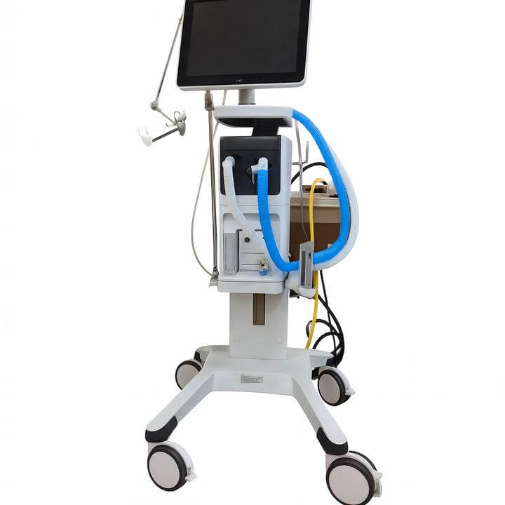 Modern commercial space showcasing effective ventilation systems to reduce airborne disease transmission, with large windows and ductwork.