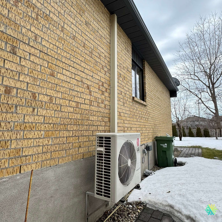 Installation d’une thermopompe murale LG à Laval