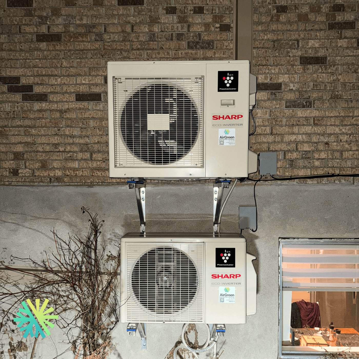 Installation d’une thermopompe triple zone SHARP BU à Sainte-Thérèse