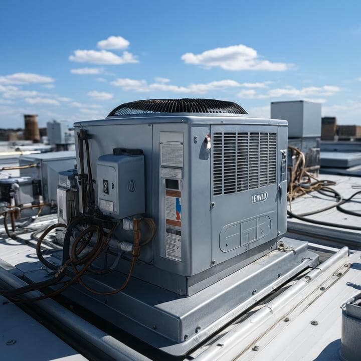 Image d'un système de toiture en CVC sur un toit. Qu'est-ce qu'un système de toiture en CVC et comment fonctionne-t-il?