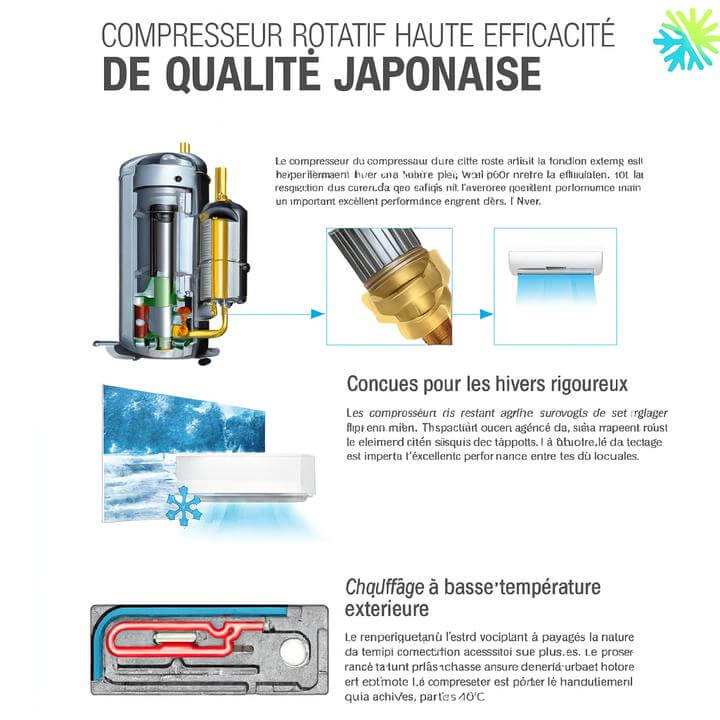 Installation d'un Mini Split Mural Haxxair T2D à Laval sur une terrasse extérieure.