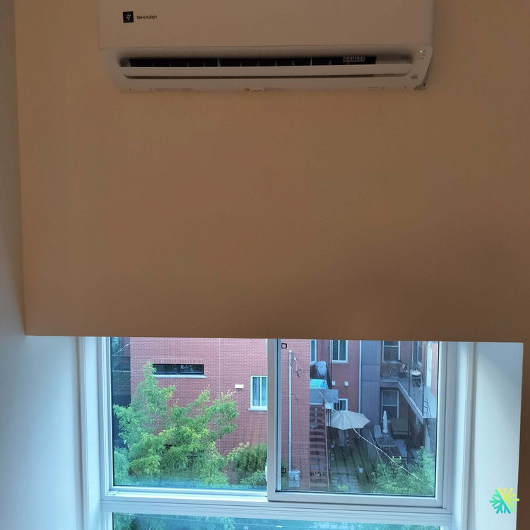 Installation d’une Sharp ZU1 thermopompe murale à Le Sud-Ouest (Saint-Henri)