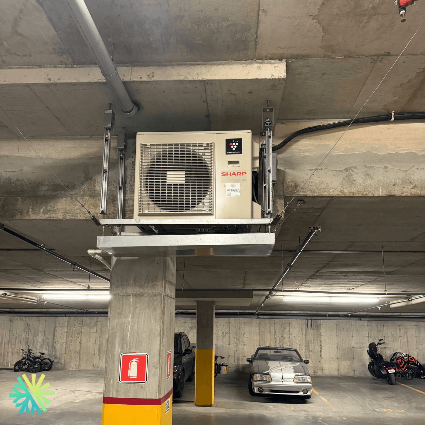 Installation d’une thermopompe murale SHARP ZU1 à Ville-Marie, Montréal