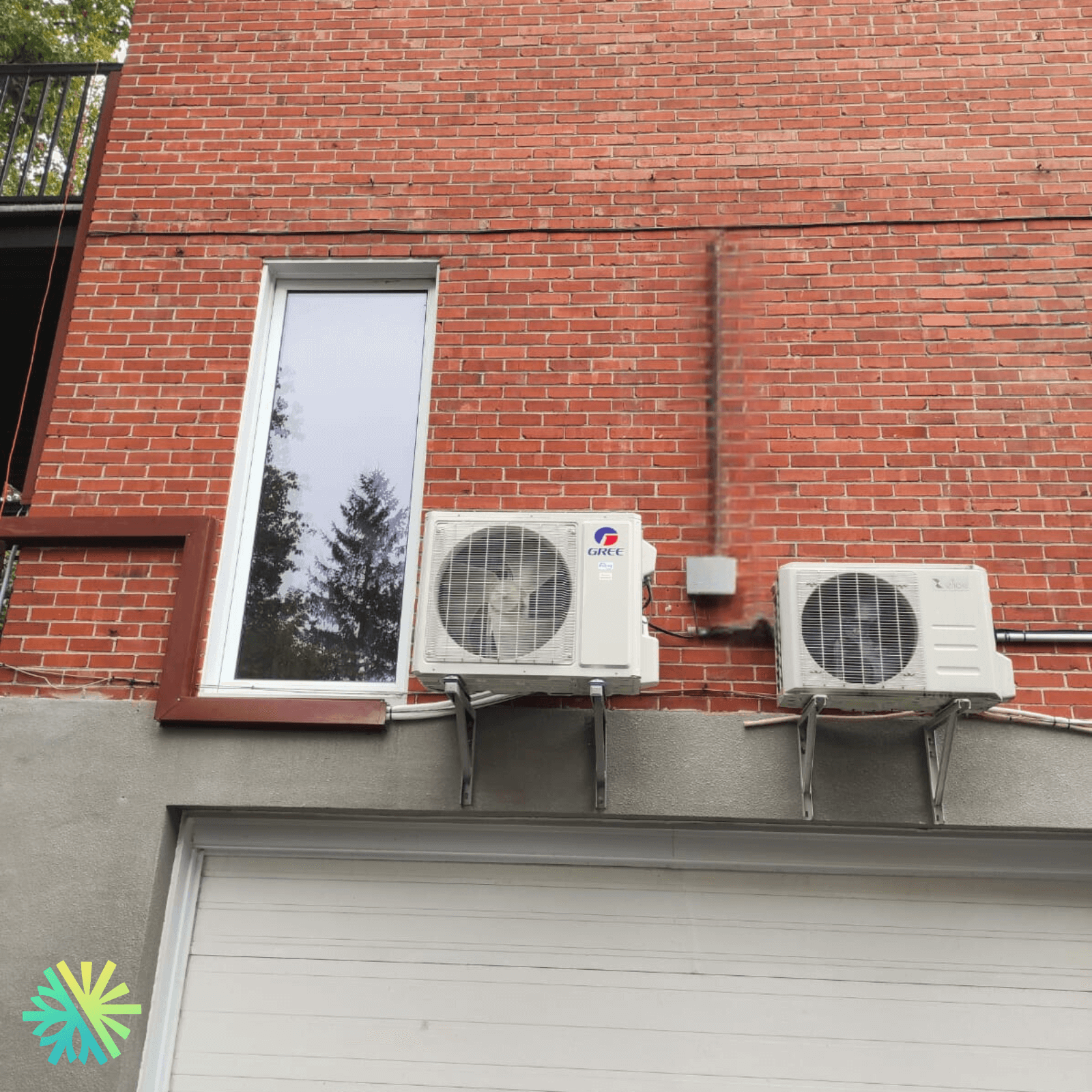 Installation d’une thermopompe murale Gree Extrême 12 000 BTU à LaSalle, Montréal