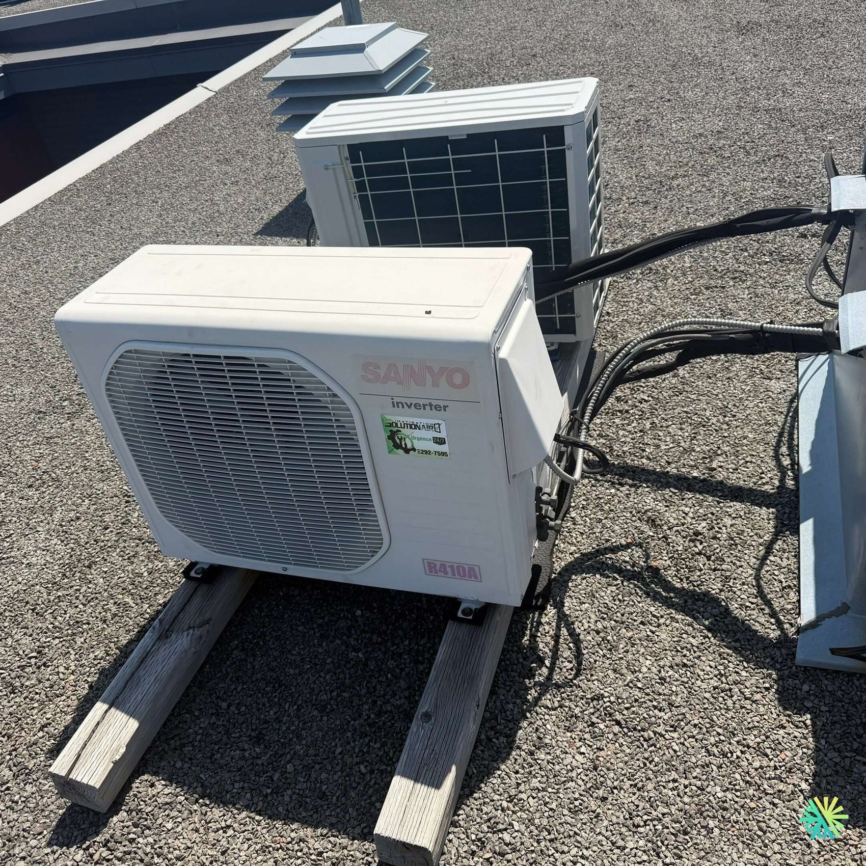 Réparation d’une thermopompe murale Sanyo à Brossard