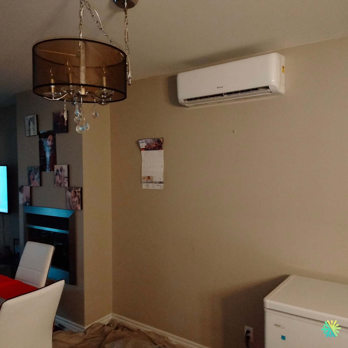 Installation of a Gree wall-mounted air conditioner in Côte-des-Neiges–Notre-Dame-de-Grâce