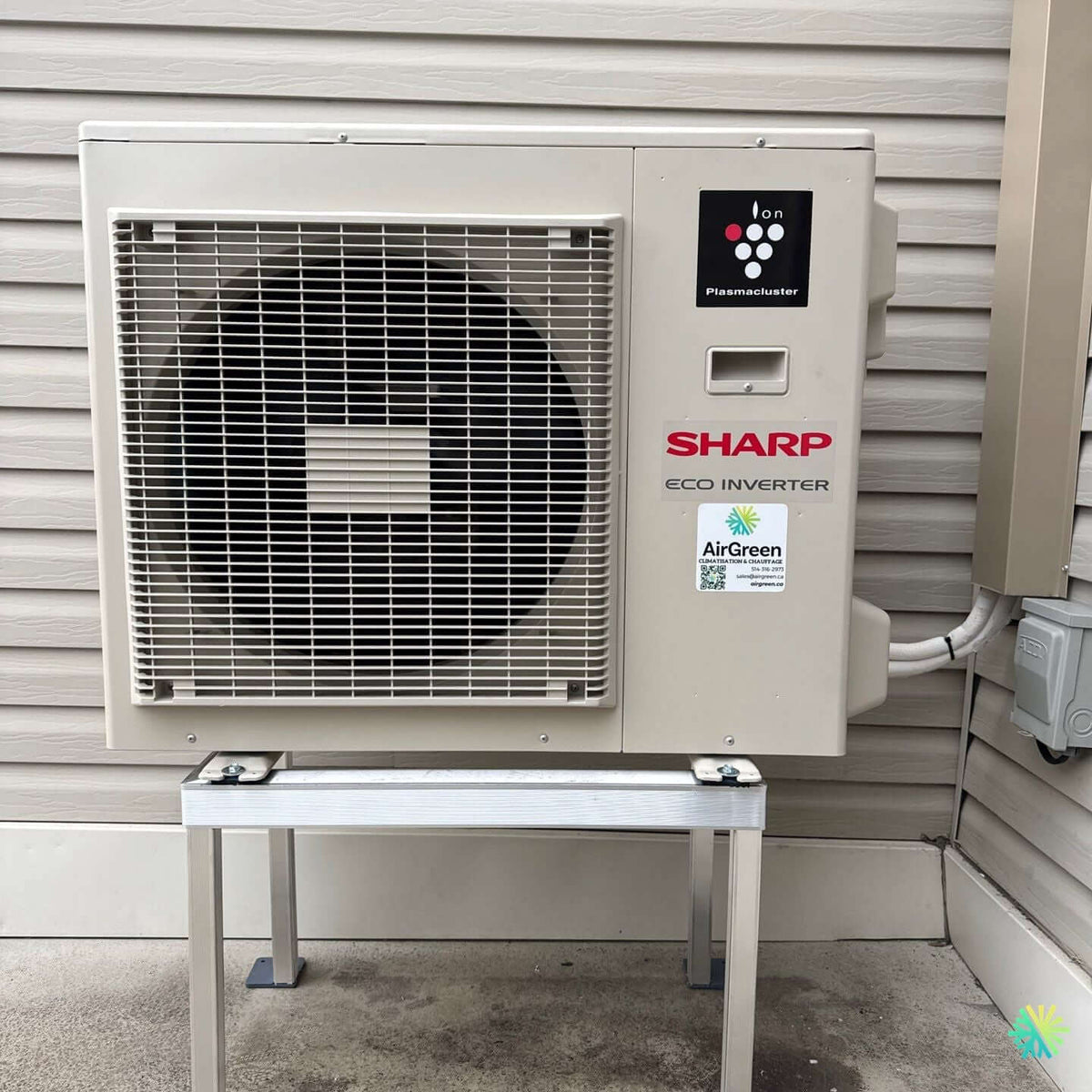 Installation d’une Sharp ZU1 thermopompe murale à Brossard
