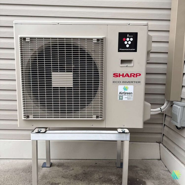 Installation d’une Sharp ZU1 thermopompe murale à Brossard