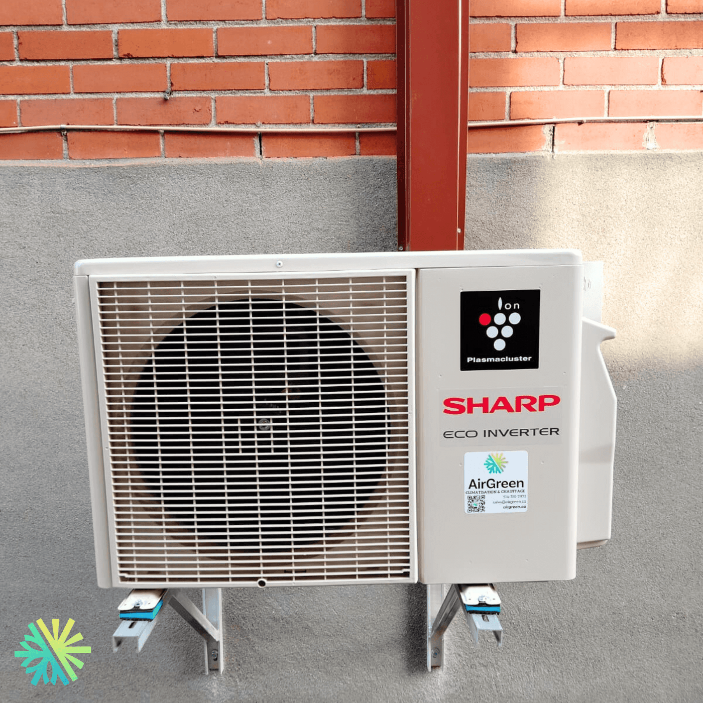 Installation d’une thermopompe murale SHARP ZU1 à Châteauguay