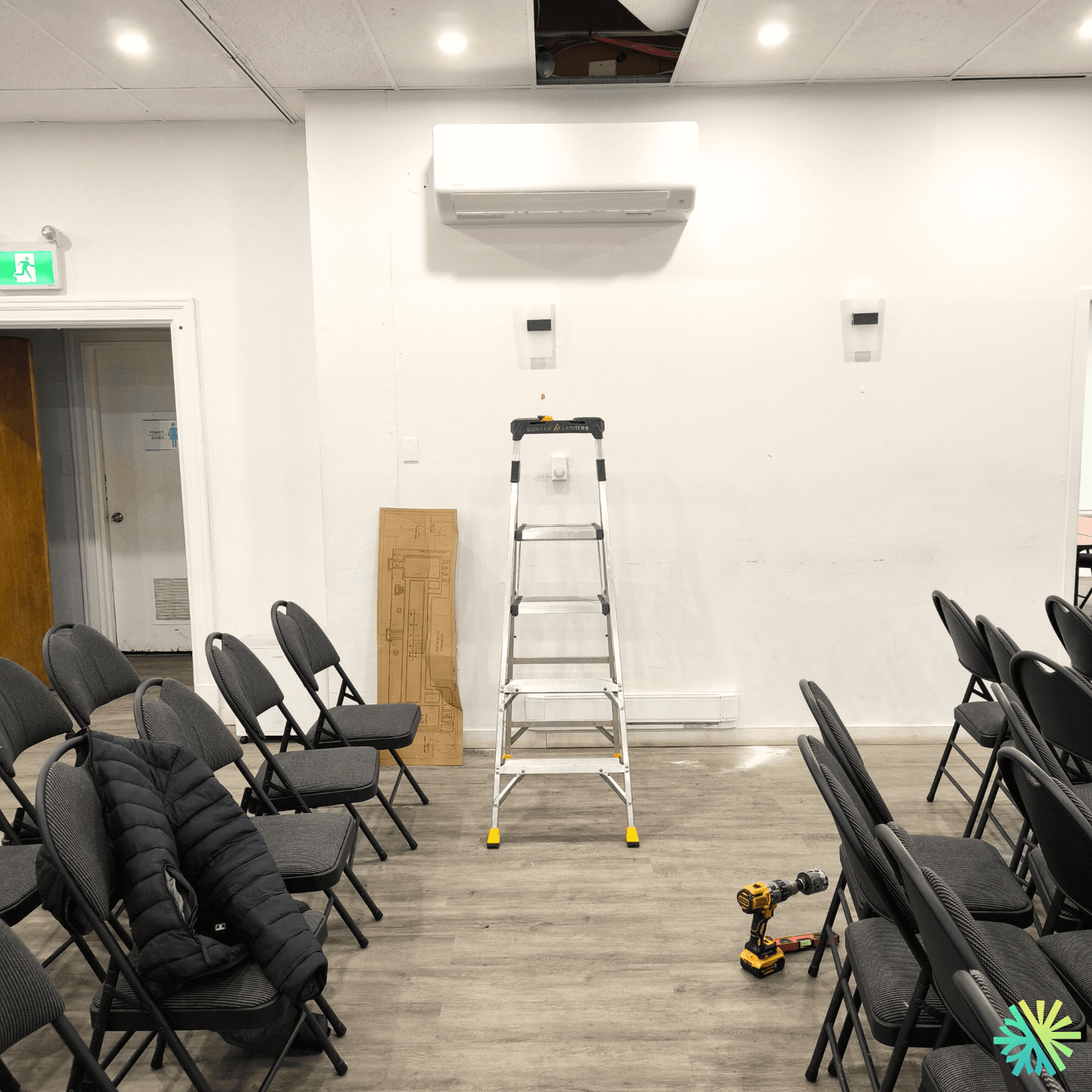 Installation d’une thermopompe murale Gree Charmo à Ville-Marie (Montréal)