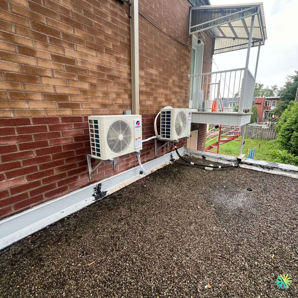 Installation d’une Gree thermopompe murale à Rosemont–La Petite-Patrie