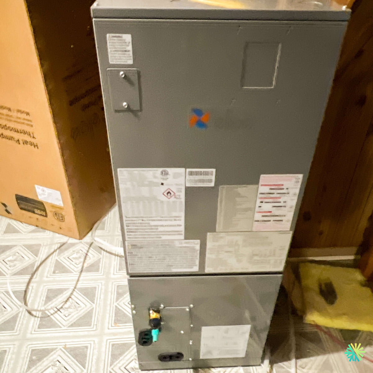 Installation d’une fournaise électrique ELIOS Central-Elios au R454B à Venise-en-Québec