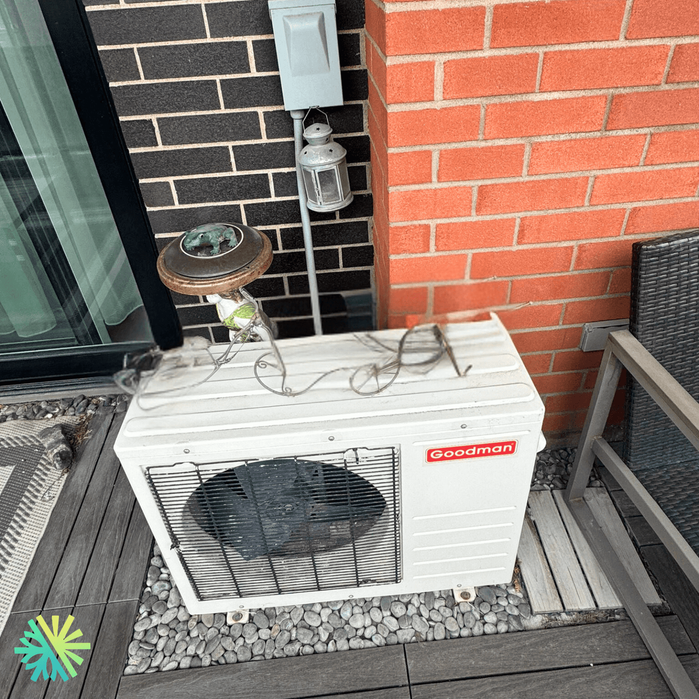 Réparation d'une thermopompe Mini Split Goodman à Sainte-Catherine