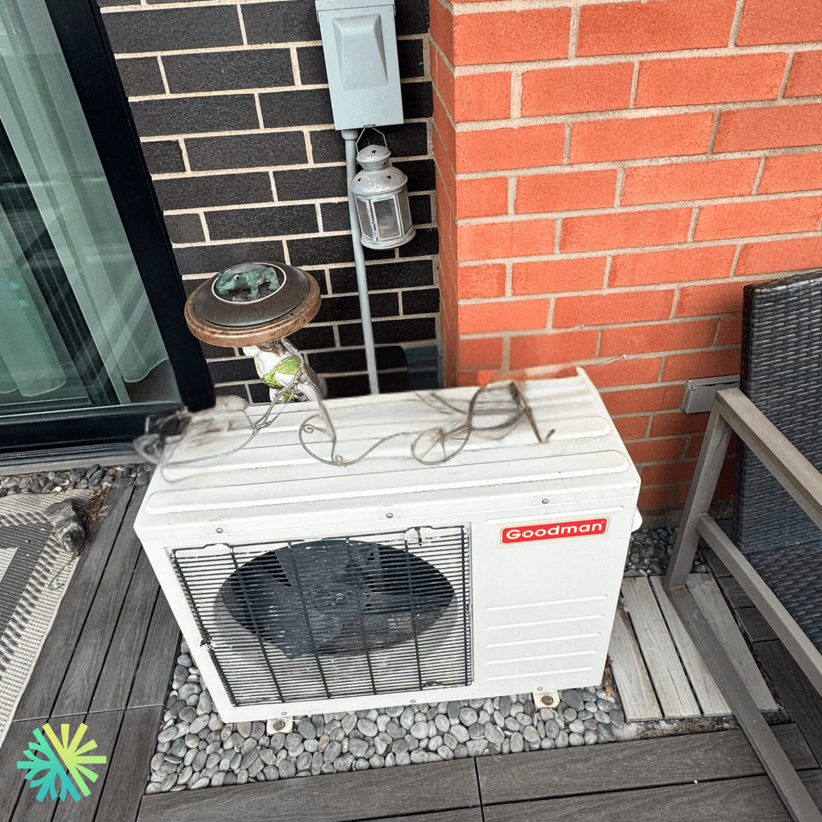 Réparation d'une thermopompe Mini Split Goodman à Sainte-Catherine