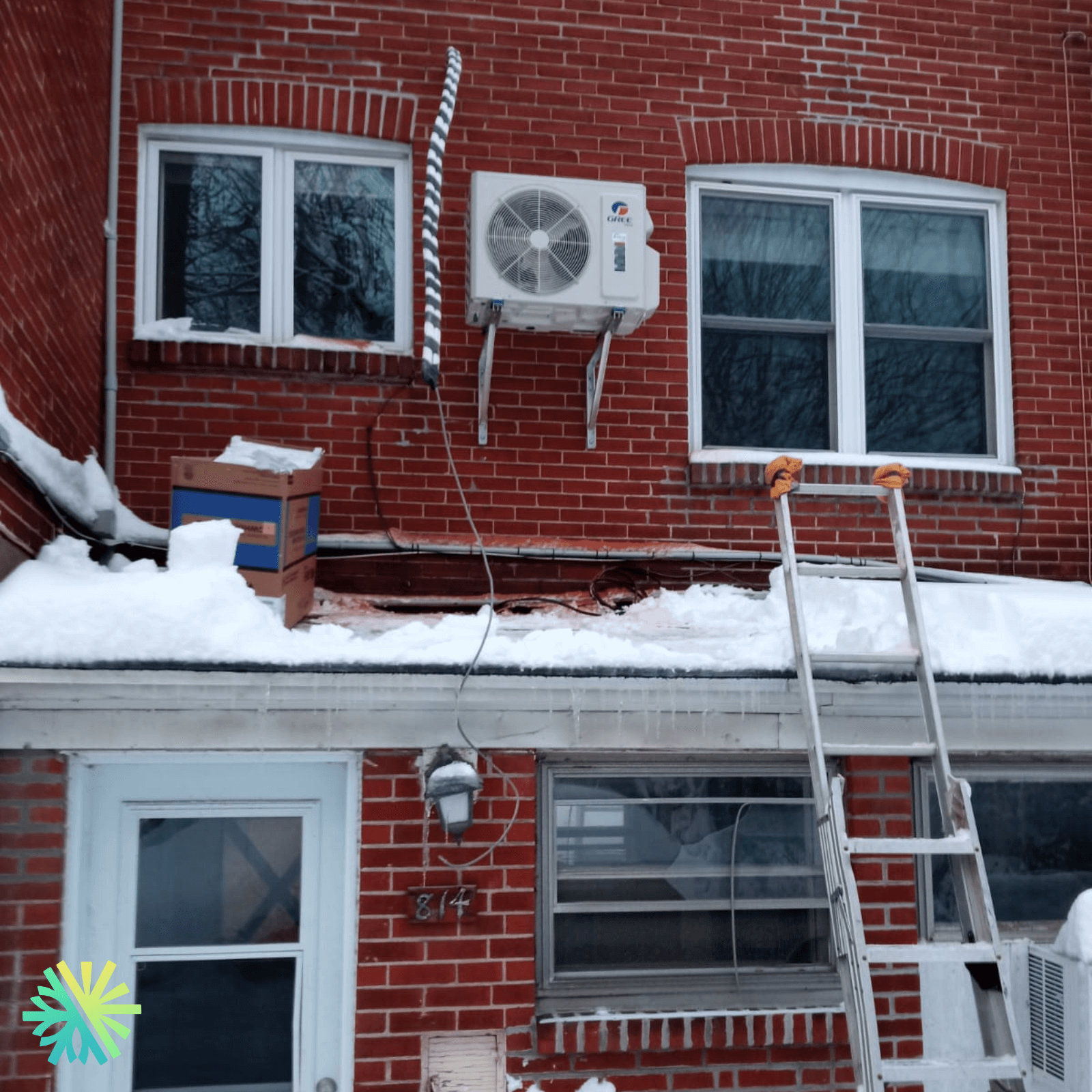 Installation d'une thermopompe DoubleZone Gree FreeMatch Extreme à Saint-Laurent, Montréal