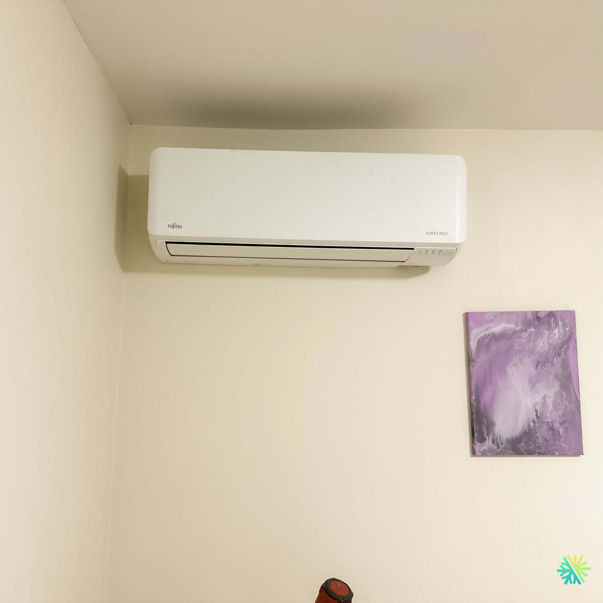 Installation d’une thermopompe double zone Fujitsu AIRSTAGE Aquila XLTH à Roxton