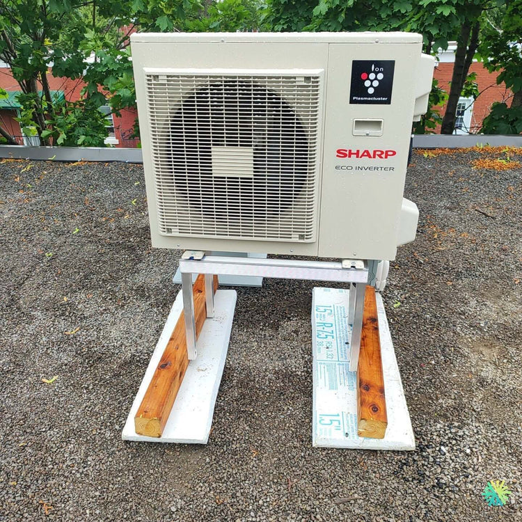 Installation d’une Sharp Eco Inverter thermopompe murale à Rosemont