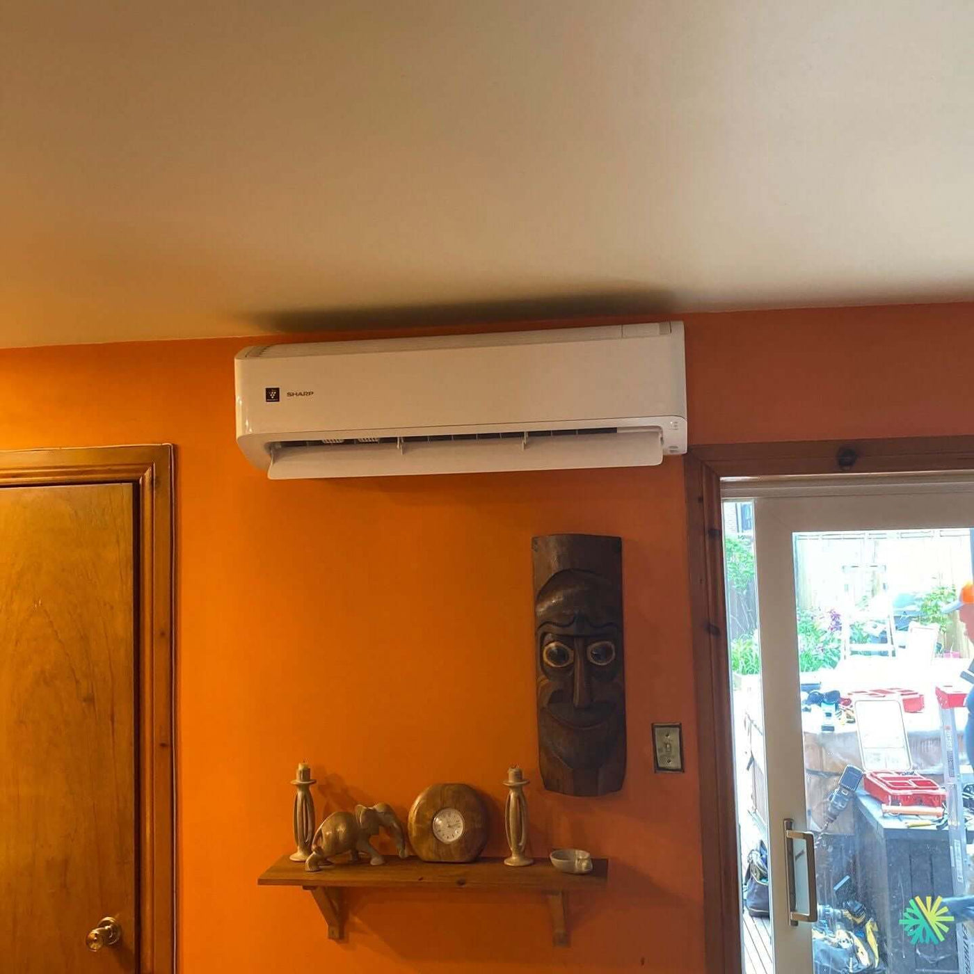 Installation d’une Sharp (série ZU1) thermopompe murale à Chomedey (Laval)