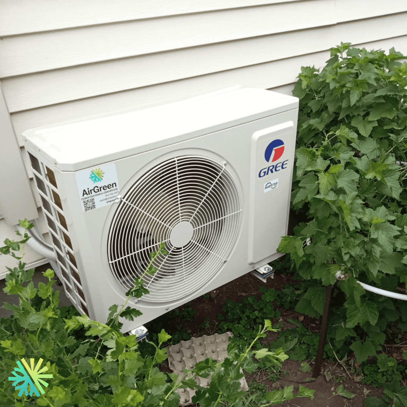 Installation d’une thermopompe murale Gree Vireo GEN3 à Châteauguay