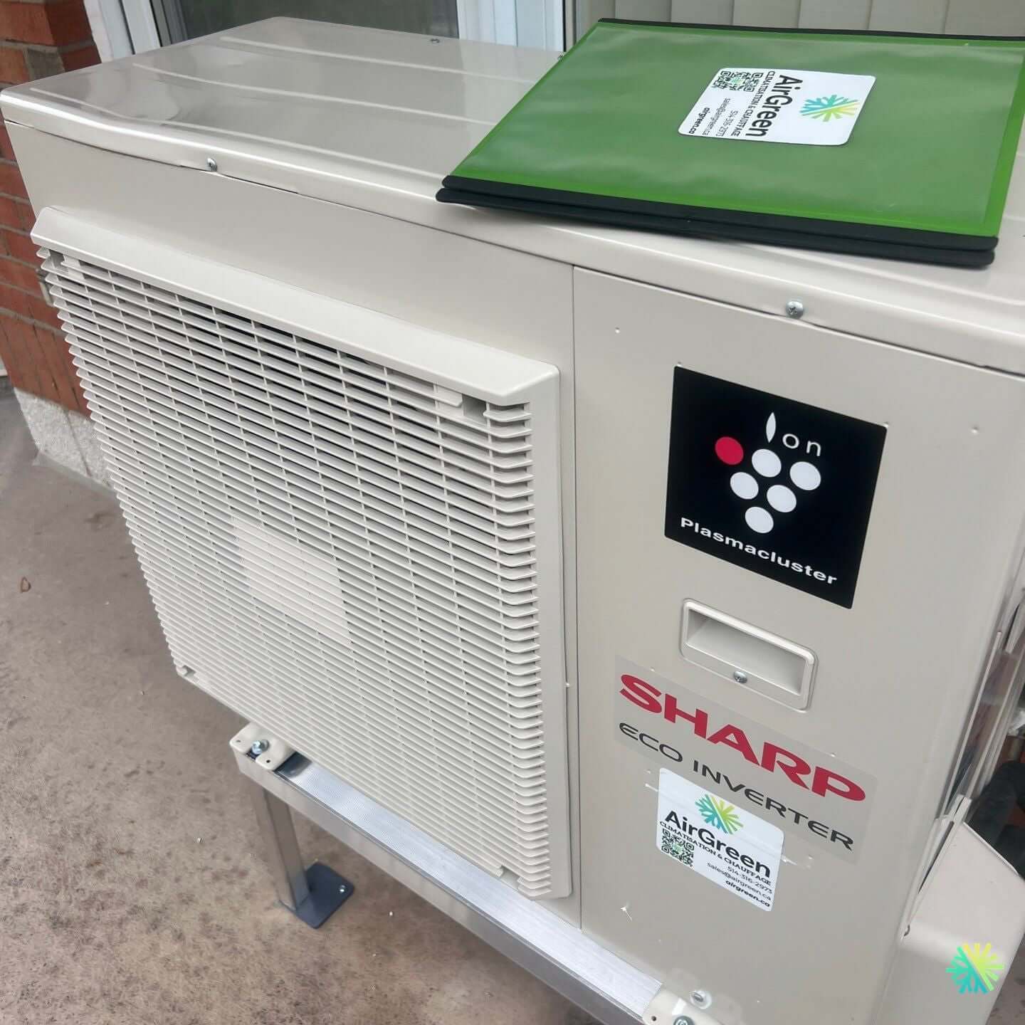 Installation d’une Sharp Eco Inverter thermopompe murale à Rosemont–La Petite-Patrie
