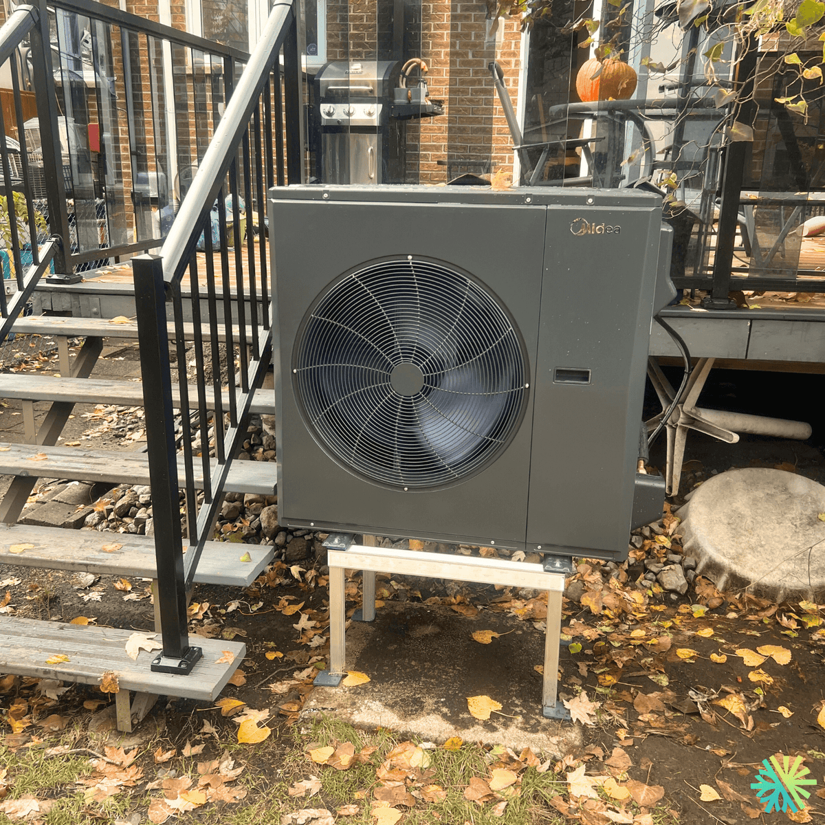 Thermopompe Midea installée à Rosemont–La Petite-Patrie : une solution robuste pour le confort 4 saisons