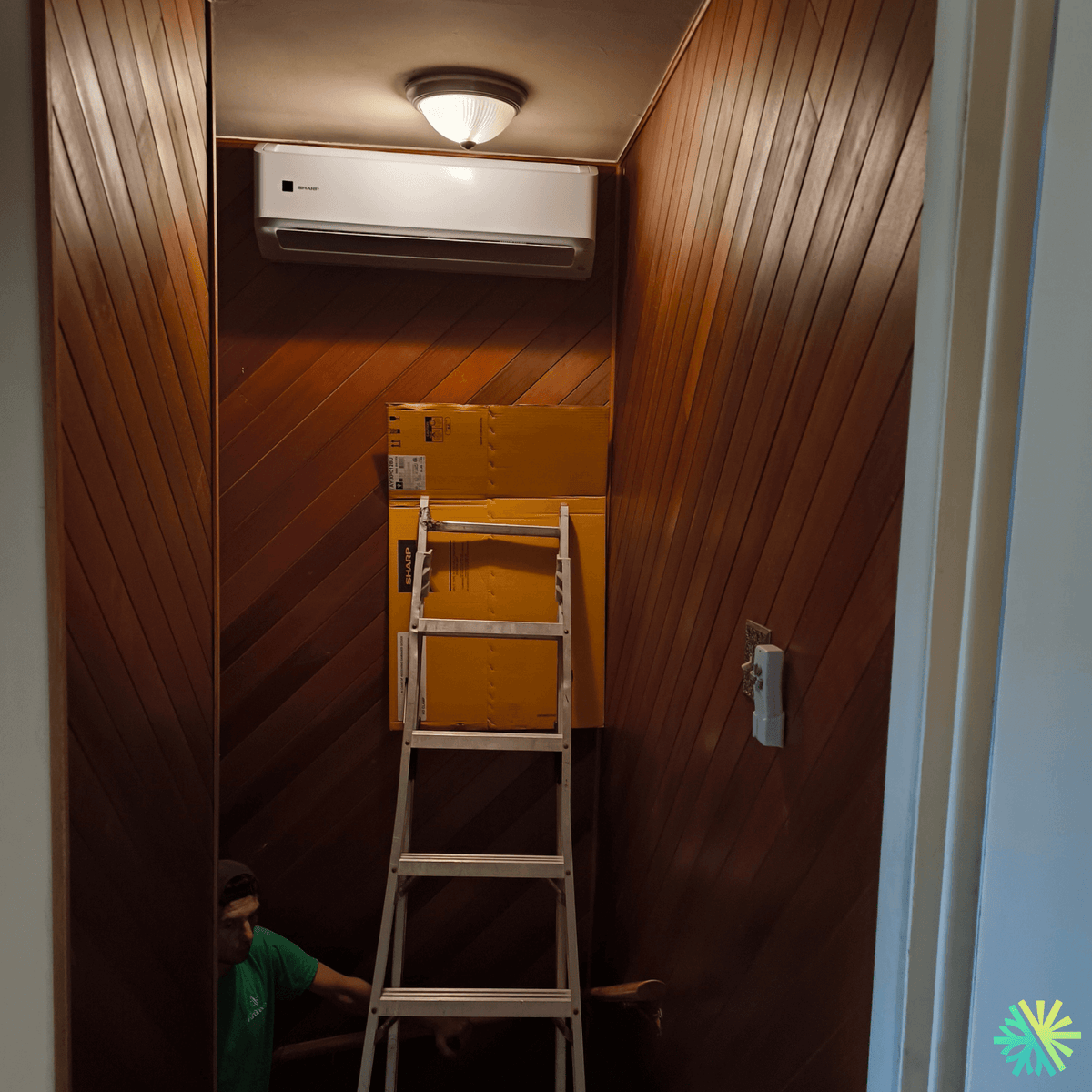 Installation d’une thermopompe murale Sharp à Rosemont–La Petite-Patrie