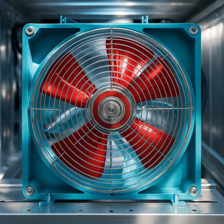 Ventilateur d'extraction dans la ventilation commerciale, illustrant "Quel est le rôle des ventilateurs d'extraction dans la ventilation commerciale?"