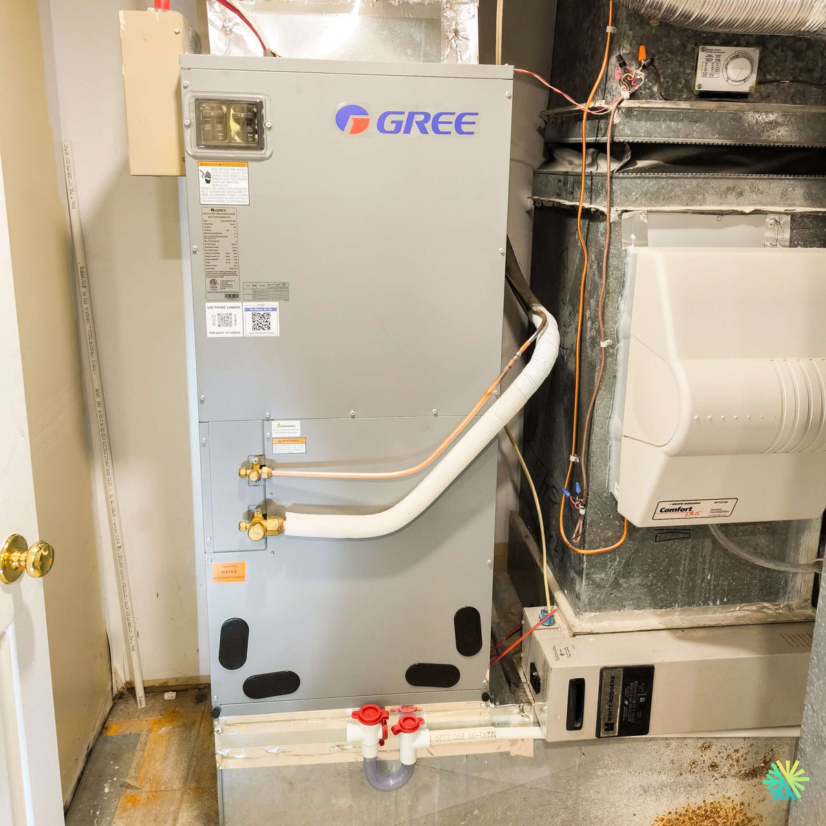 Installation d'une fournaise électrique GREE FLEXX R32 à Saint-Paul-d'Abbotsford