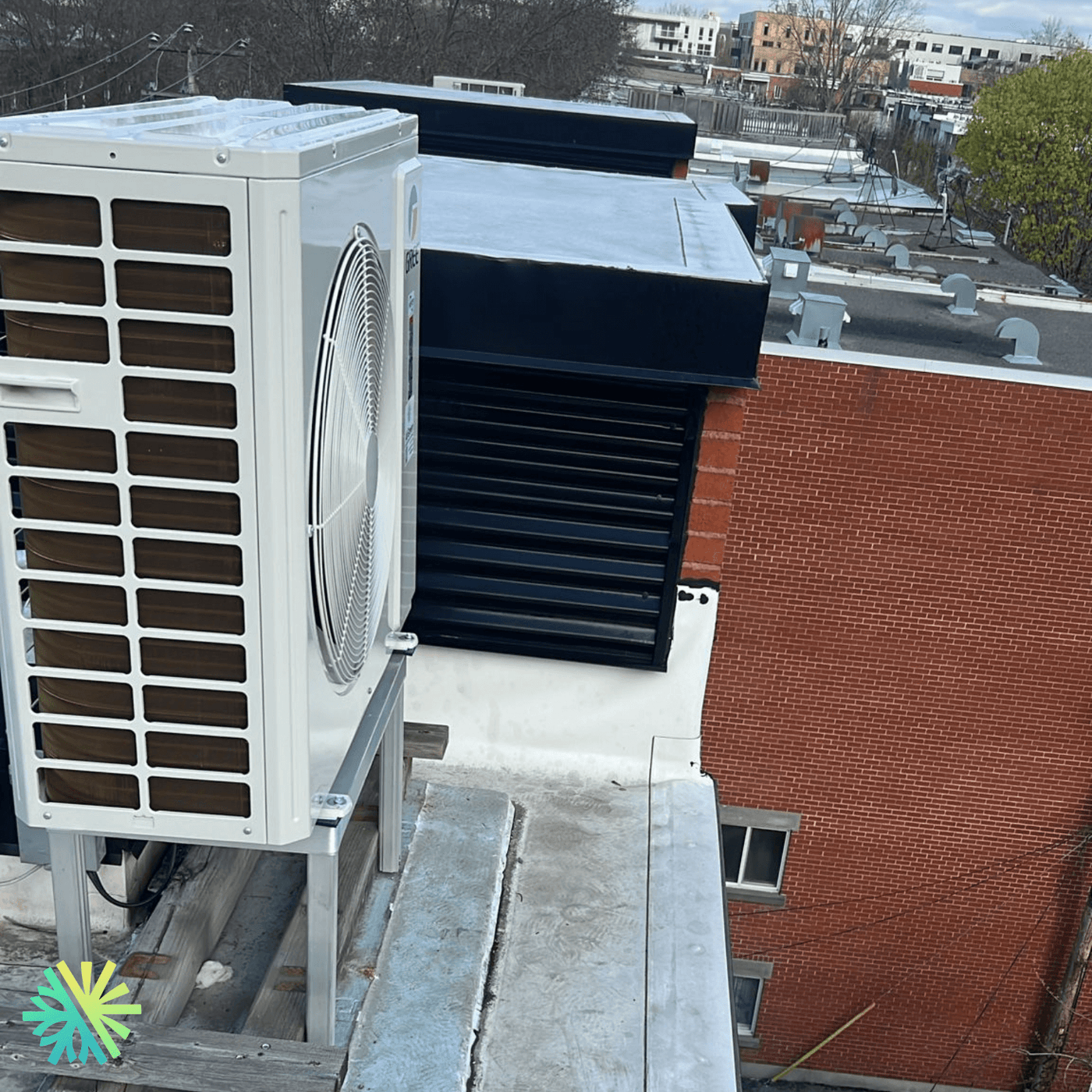 Installation d'une thermopompe TripleZone Gree Multi GEN2 à Saint-Léonard, Montréal