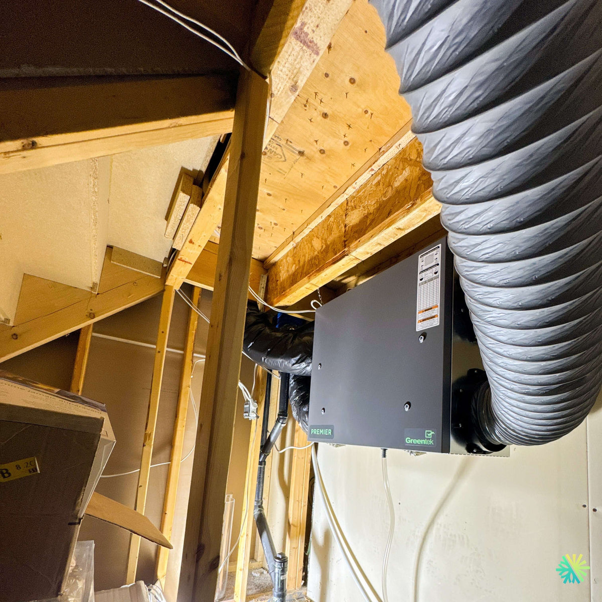 Installation d'un échangeur d'air Greentek PREMIER 2.0H à Ville Mont-Royal