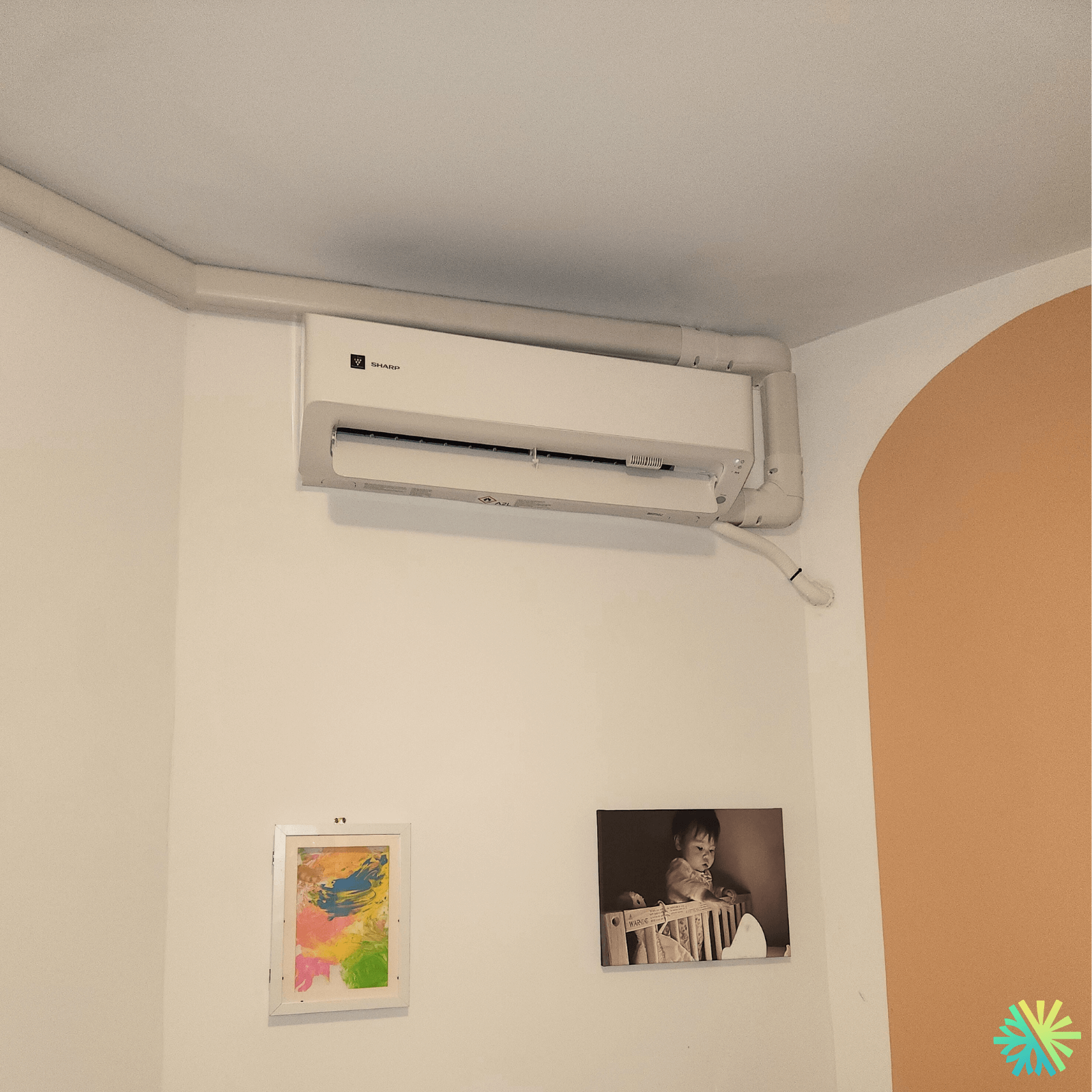 Installation d’une thermopompe murale Sharp à Rosemont–La Petite-Patrie (Montréal)