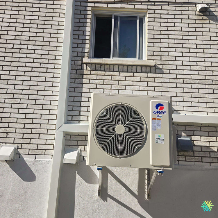 Installation d’une thermopompe TripleZone GREE FREE MATCH R32 3 zones 3 têtes à Duvernay, Laval