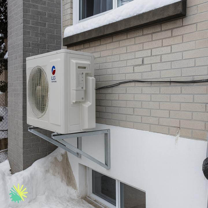 Installation of a Sharp THU Wall-Mounted Heat Pump in Rivière-des-Prairies–Pointe-aux-Trembles