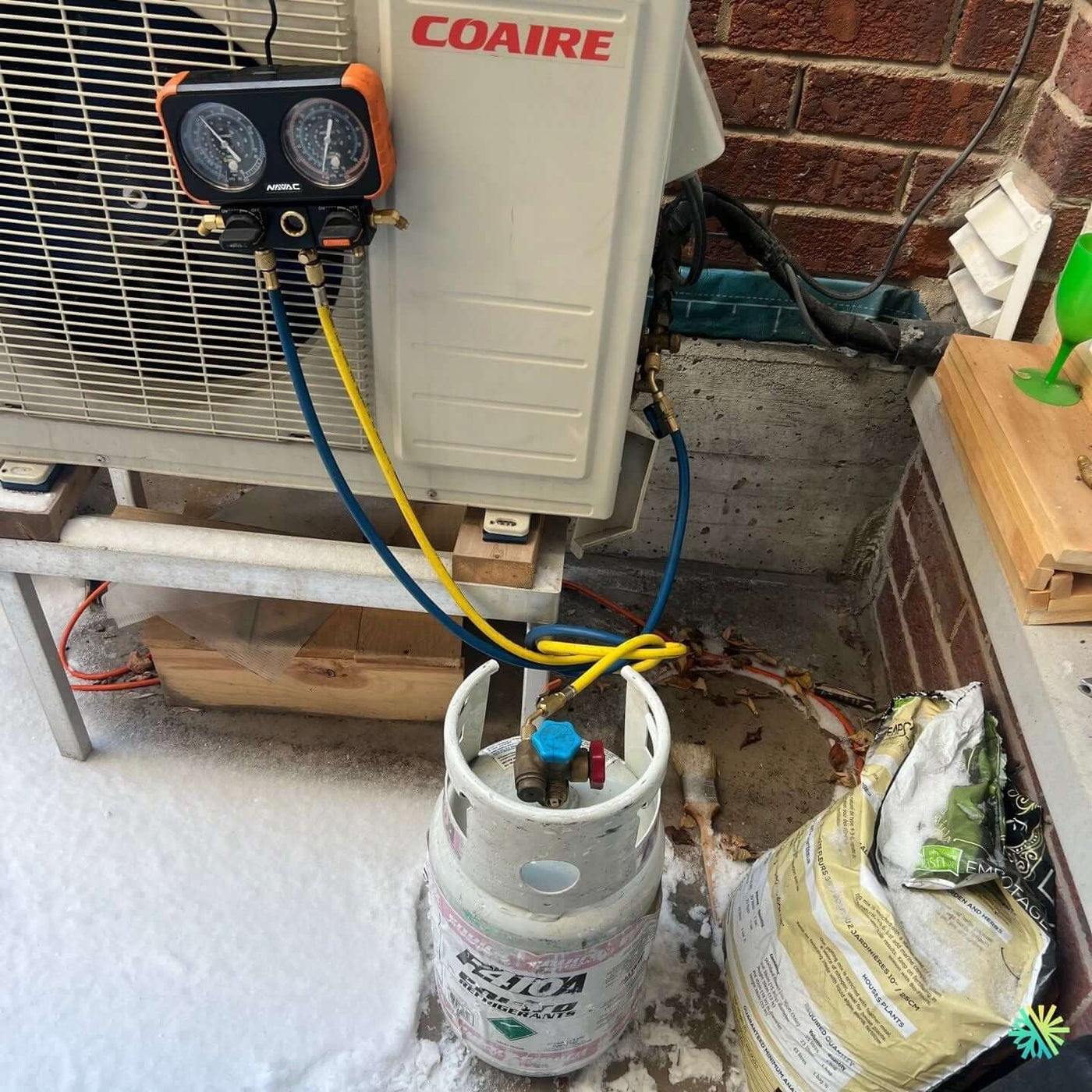 Réparation d’un système de thermopompe COAIRE à Sainte-Julie