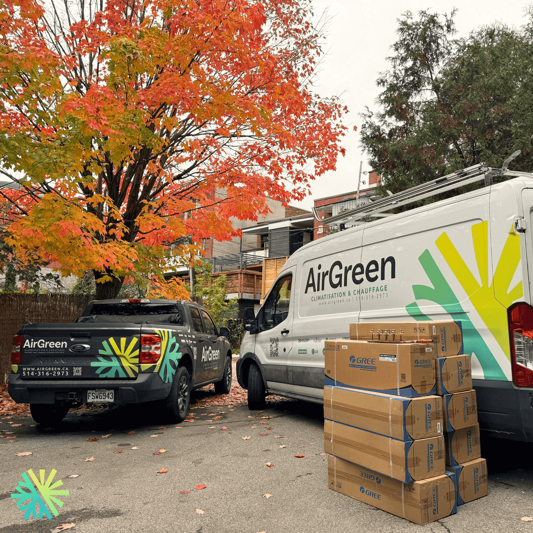 Installation d’un système CVC VRF Mini-GMV de GREE à Montréal