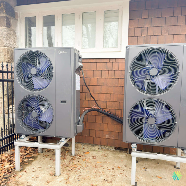 Installation de thermopompes centrales MIDEA EVOX G3 à Montréal-Nord