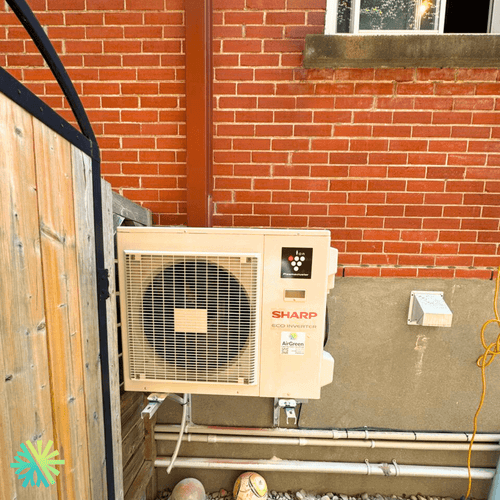 Installation d'une thermopompe murale Sharp ZU1 à Anjou