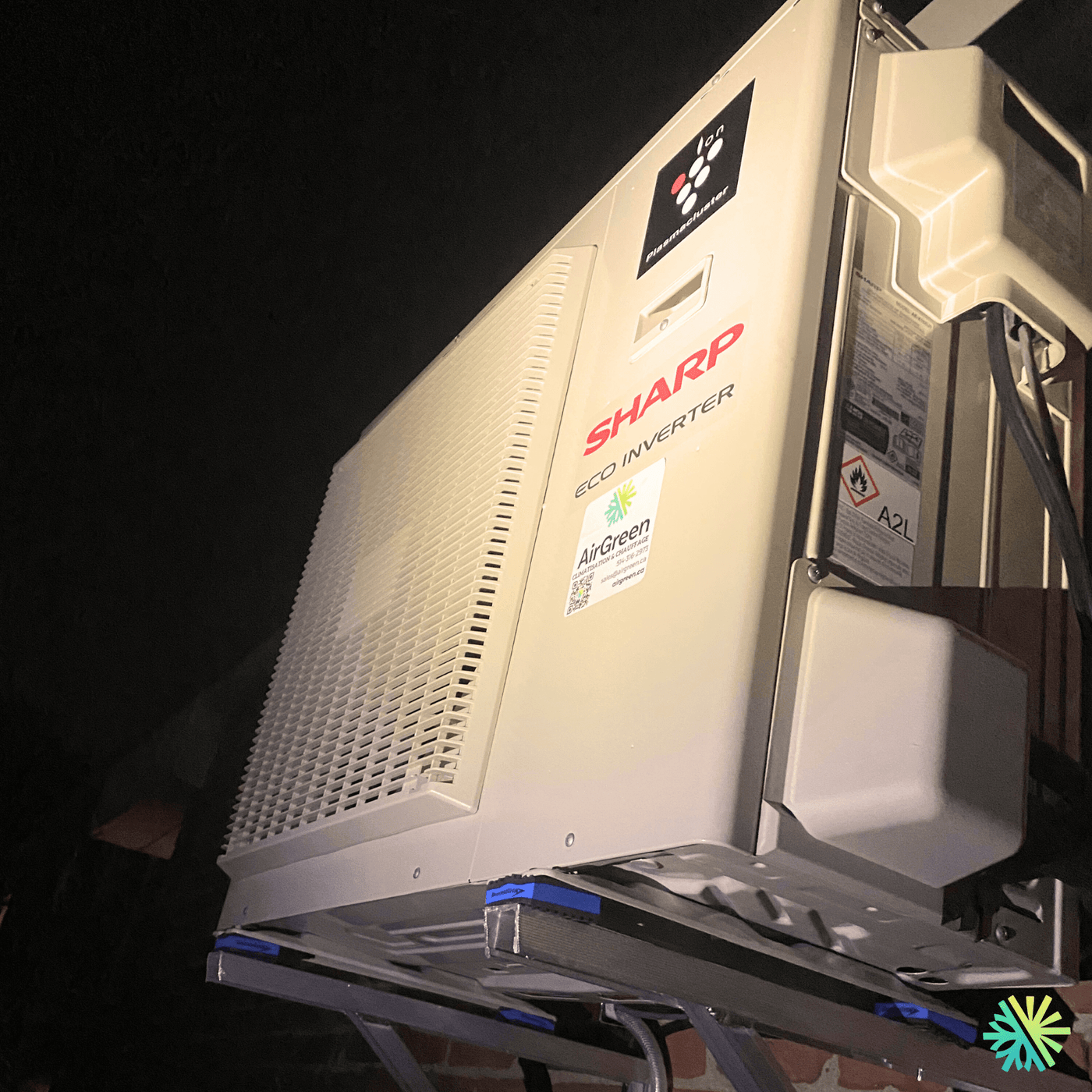 Installation d’une thermopompe murale Sharp à Rosemont–La Petite-Patrie (Montréal)