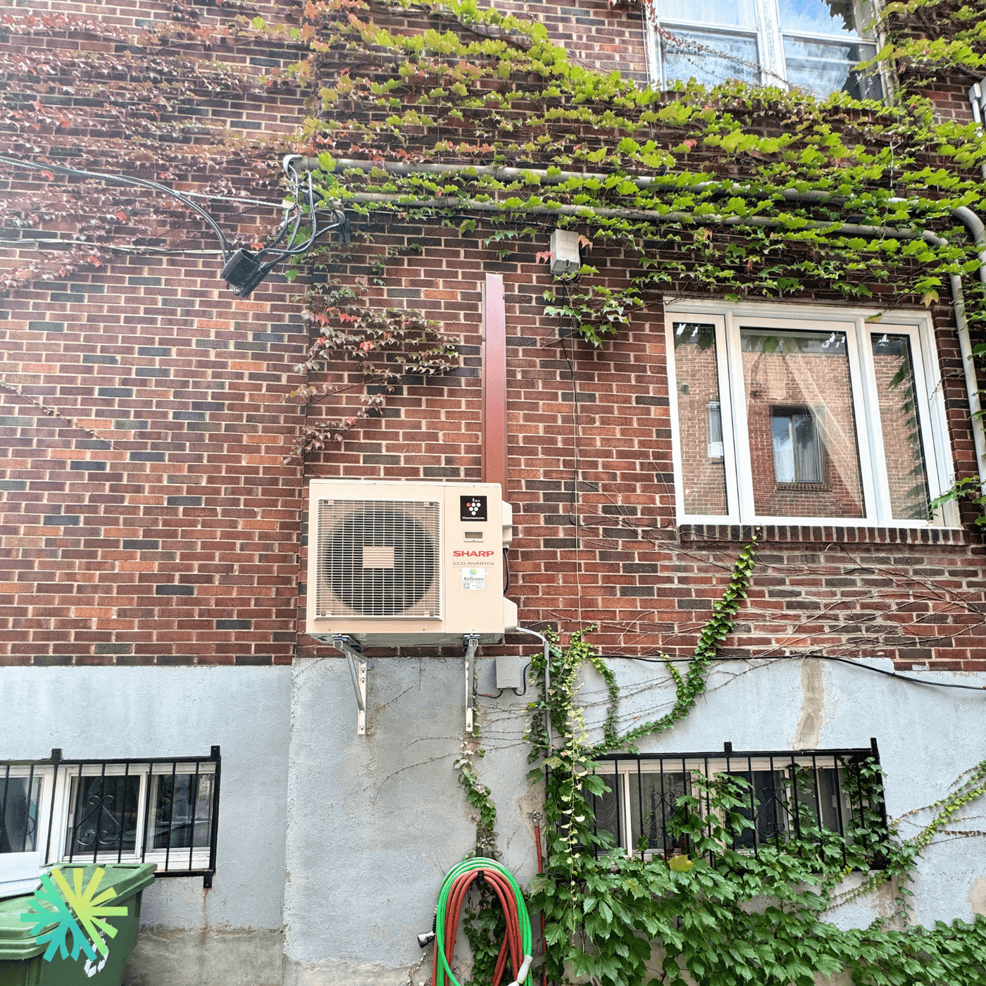 Installation d'une thermopompe murale SHARP ZU1 à Westmount