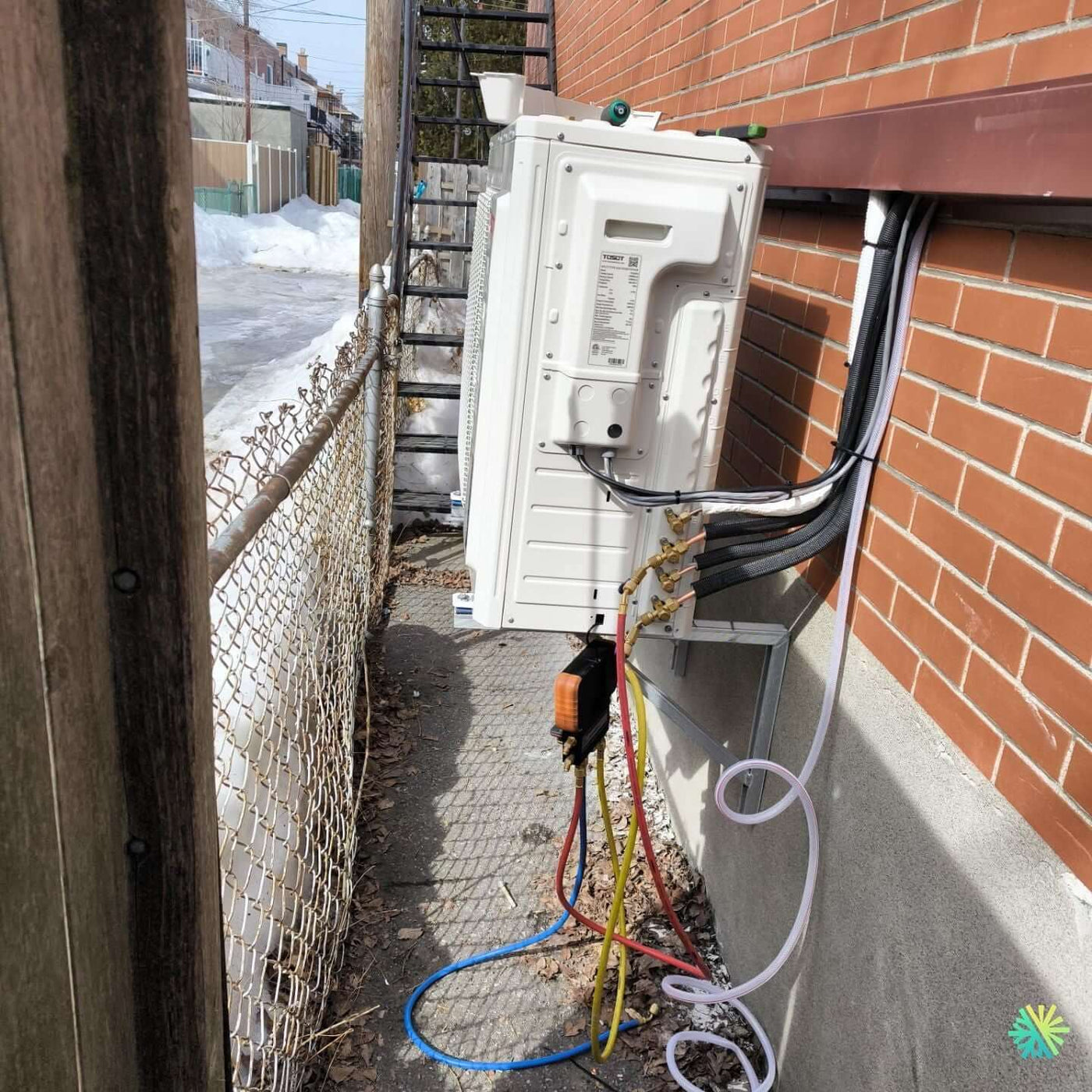 Installation d’une thermopompe MultiZone Trane à Rosemère