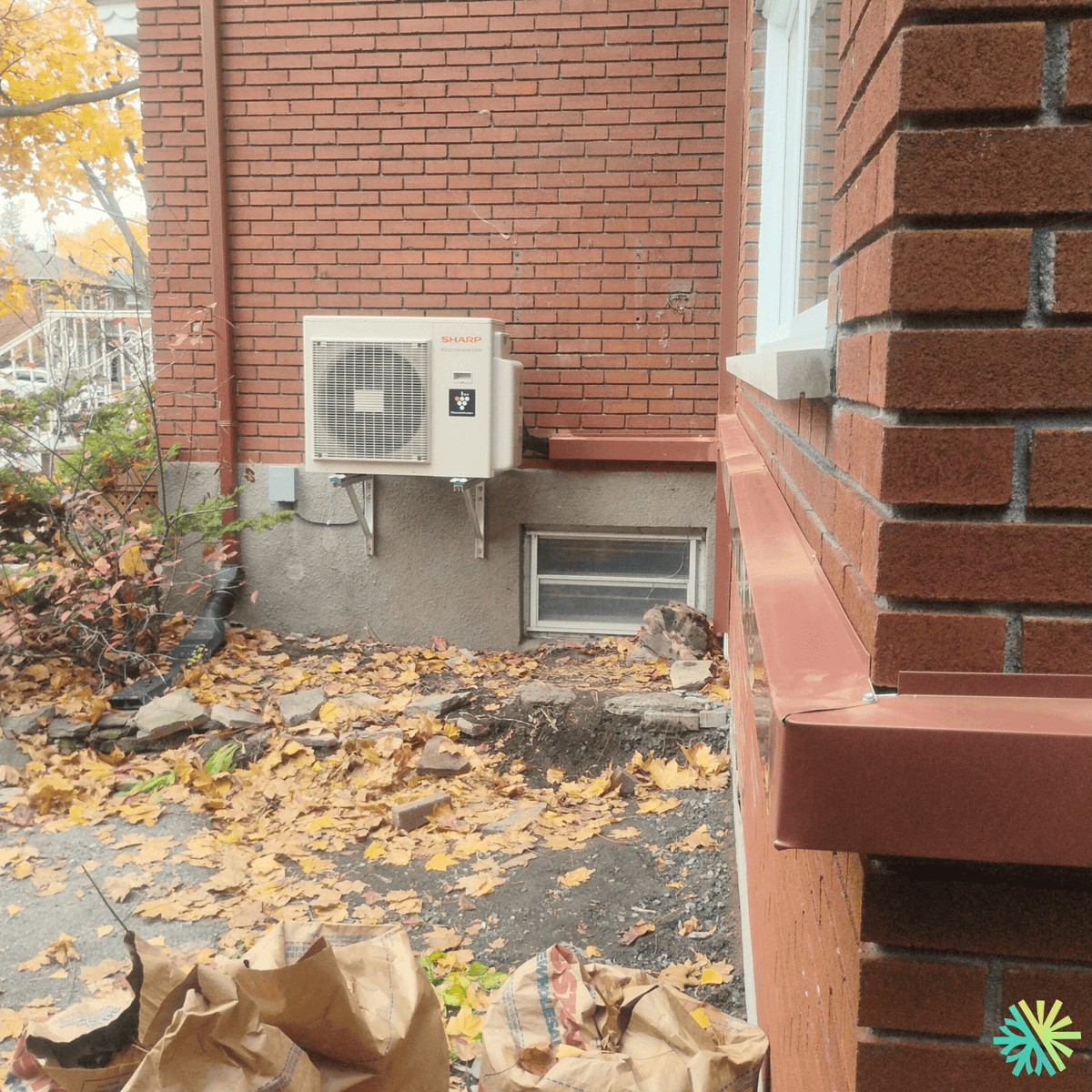 Installation d’une thermopompe murale Sharp à Rosemont–La Petite-Patrie