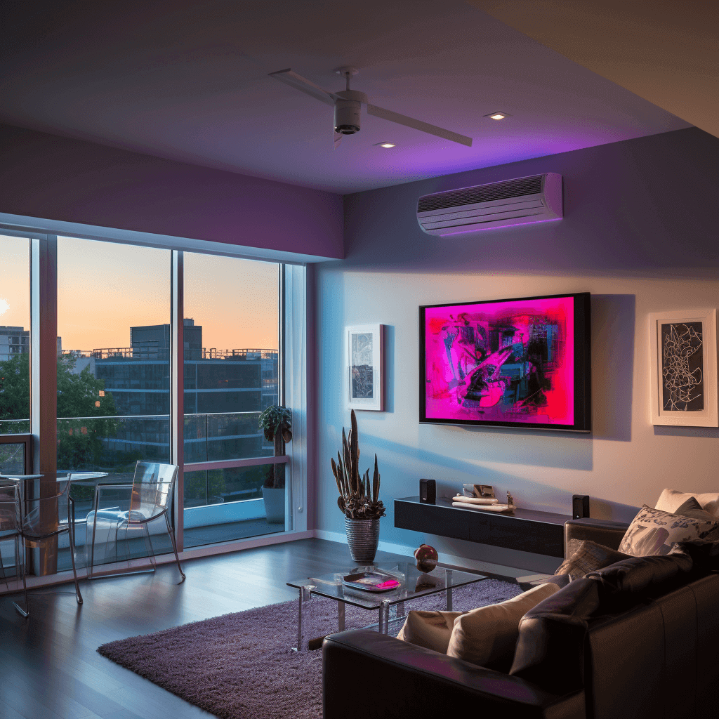 Quelle est la durée de vie moyenne des systèmes CVC dans les condos avec vue urbaine, mise en avant d'équipement moderne.